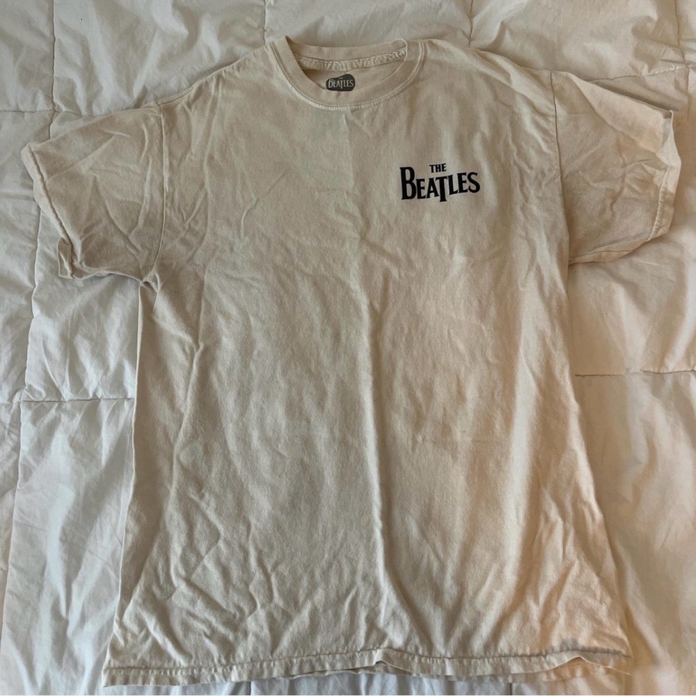 The Beatles Off-White Cotton Tee